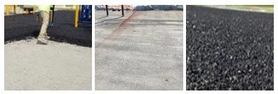 Types of sub-base for PIP surfacing
