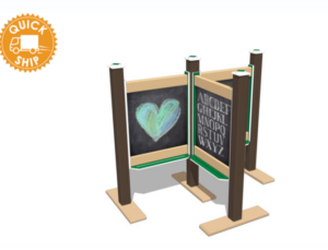 2′ Wide Magnetic Chalkboards (single, double, triple and quadruple configurations) -NEP