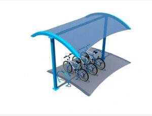 10' Fabric Top Bike Shelter