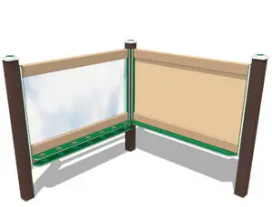 4′ Wide Paint & dry erase Combo Panels- NEP