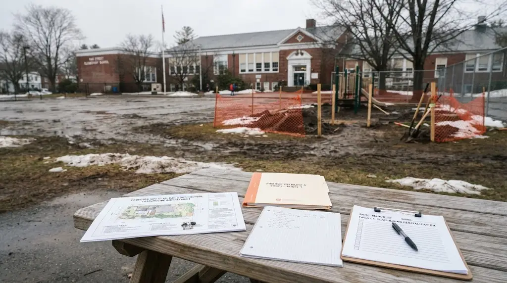 New England school playground site being planned for future improvements